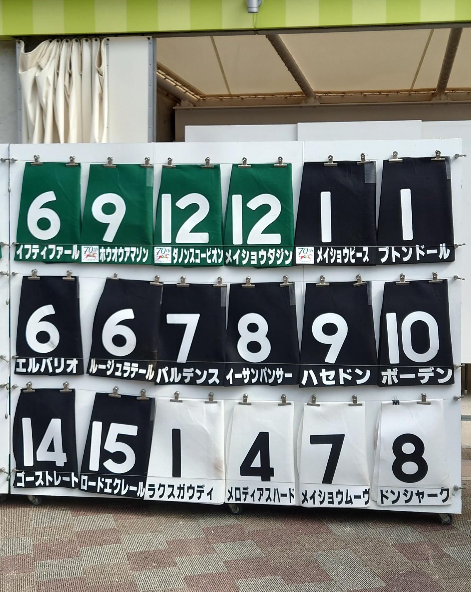 【当選品】ドウデュース　日本ダービーレプリカ　ゼッケン 当選品】ドウデュース 日本ダービーレプリカ ゼッケン