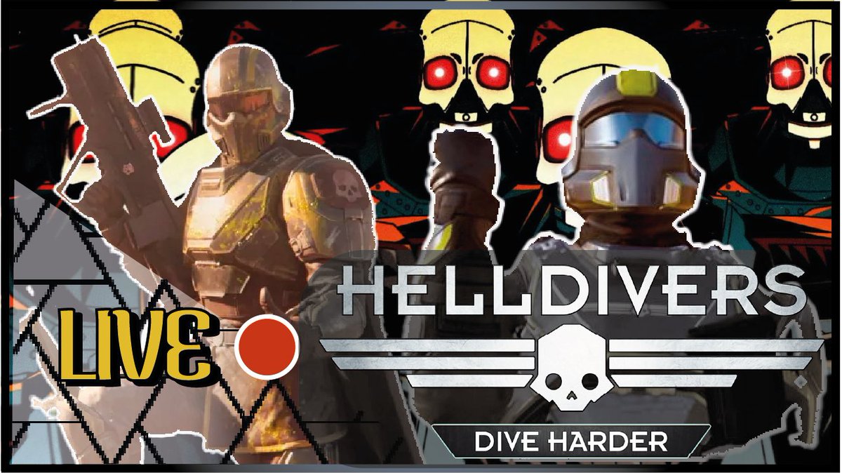 Bateu uma vontade de distribuir um pouco de democracia gerenciada pela gloria da super terra .....

Live de sexta com direito a Helldivers e quem sabe um pouco de Xur!!!
 BORA COLAR youtube.com/live/iLGkUeiRu…