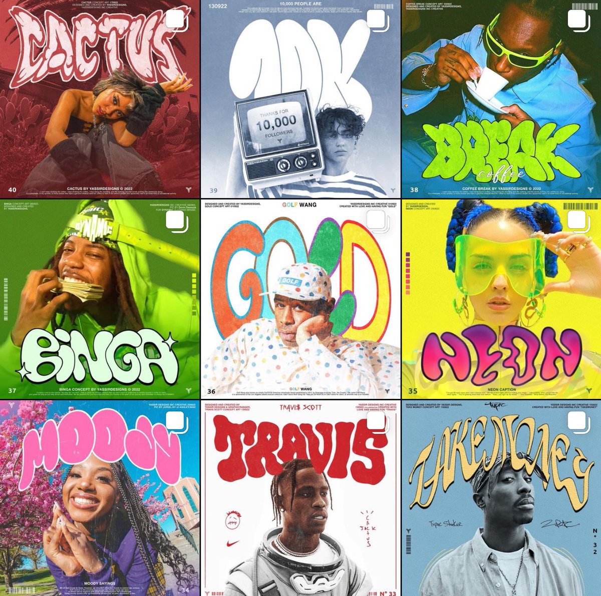 yassirdesigns's tweet image. It takes one sec to support a #GraphicDesigner ✋🏻

- just like this tweet &amp;amp; retweet if it really inspires you

So easy by the way those are some of my #Artworks 🖼️