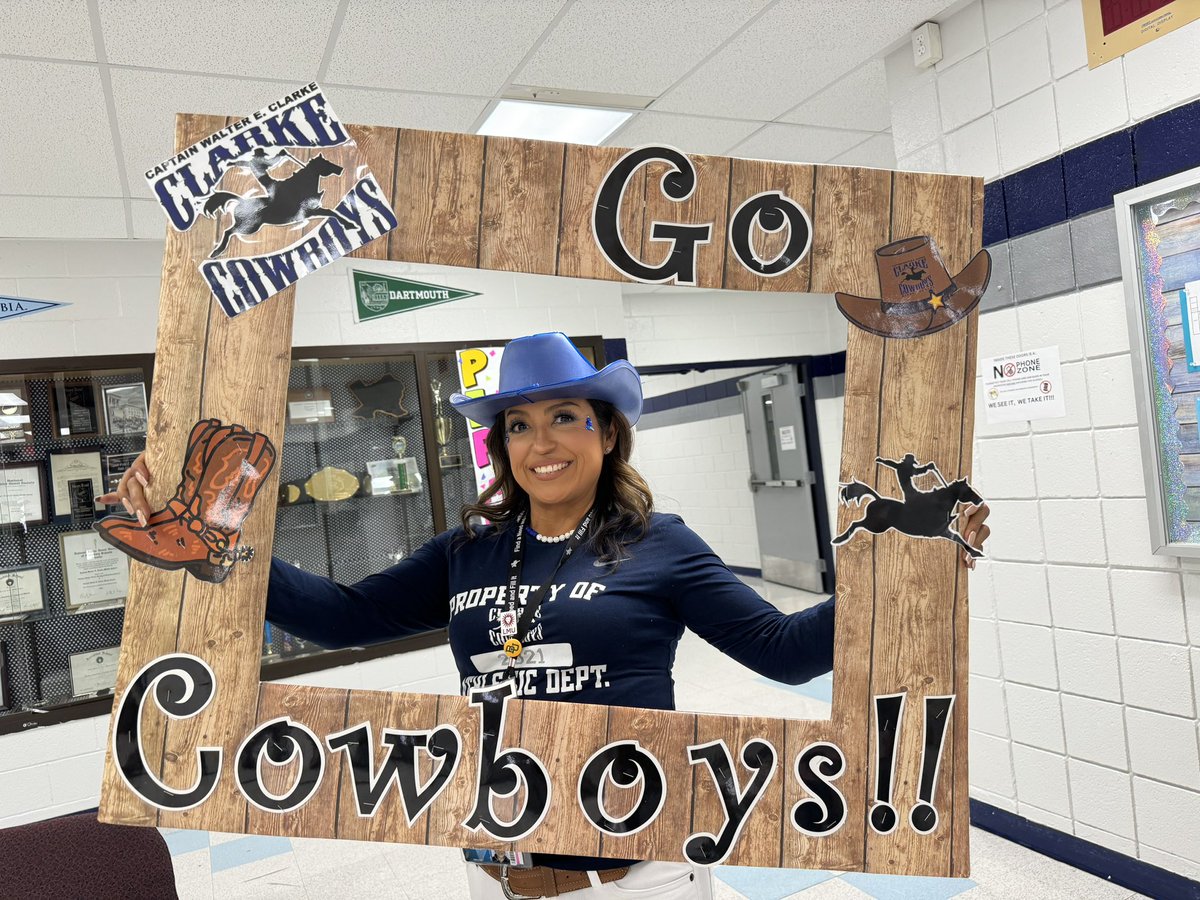 Daniela Palmer (@waltereclarkems) on Twitter photo A big shout out to our Spirit Committee for putting on a great Pep-Rally! I donβt have a picture of everyone but the list is big. <a href="/VCastillo_CMS/">Valeria Castillo, M.S</a>, front office, our parent volunteers, our SROs, teachers and staff! The Cowboys are in the house!!! <a href="/JEstrada_CMS/">Jessica Estrada</a> <a href="/LLopezJr_CMS/">Lorenzo J Lopez Jr</a> A big shout out to our Spirit Committee for putting on a great Pep-Rally! I donβt have a picture of everyone but the list is big. <a href="/VCastillo_CMS/">Valeria Castillo, M.S</a>, front office, our parent volunteers, our SROs, teachers and staff! The Cowboys are in the house!!! <a href="/JEstrada_CMS/">Jessica Estrada</a> <a href="/LLopezJr_CMS/">Lorenzo J Lopez Jr</a>