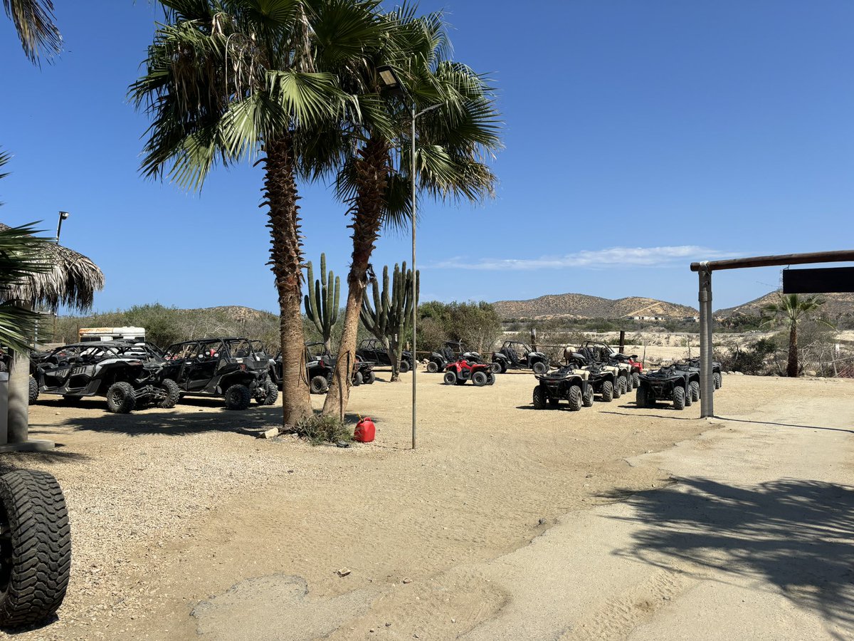 ellejames8's tweet image. This was 2 hours of SO much fun !  ☀️🥵  #CaboAdventures #ATV