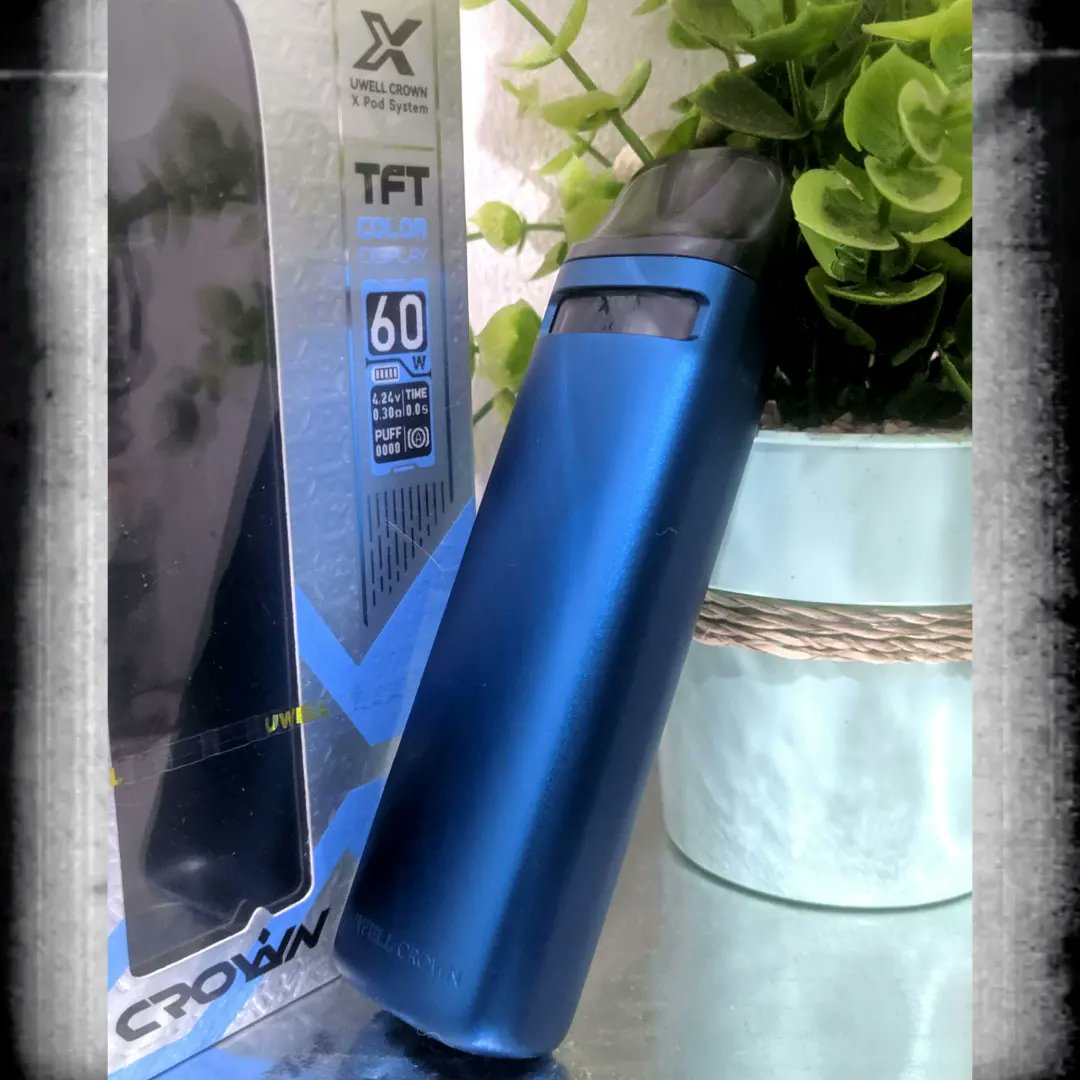 1270_896's tweet photo. The exotic blue of Uwell Crown X 60W. Beautiful dark blue isn't it?
Thanks to @Uwelltech

#uwell #uwelltech #crownx #pod https://t.co/hoKwBQLgoP