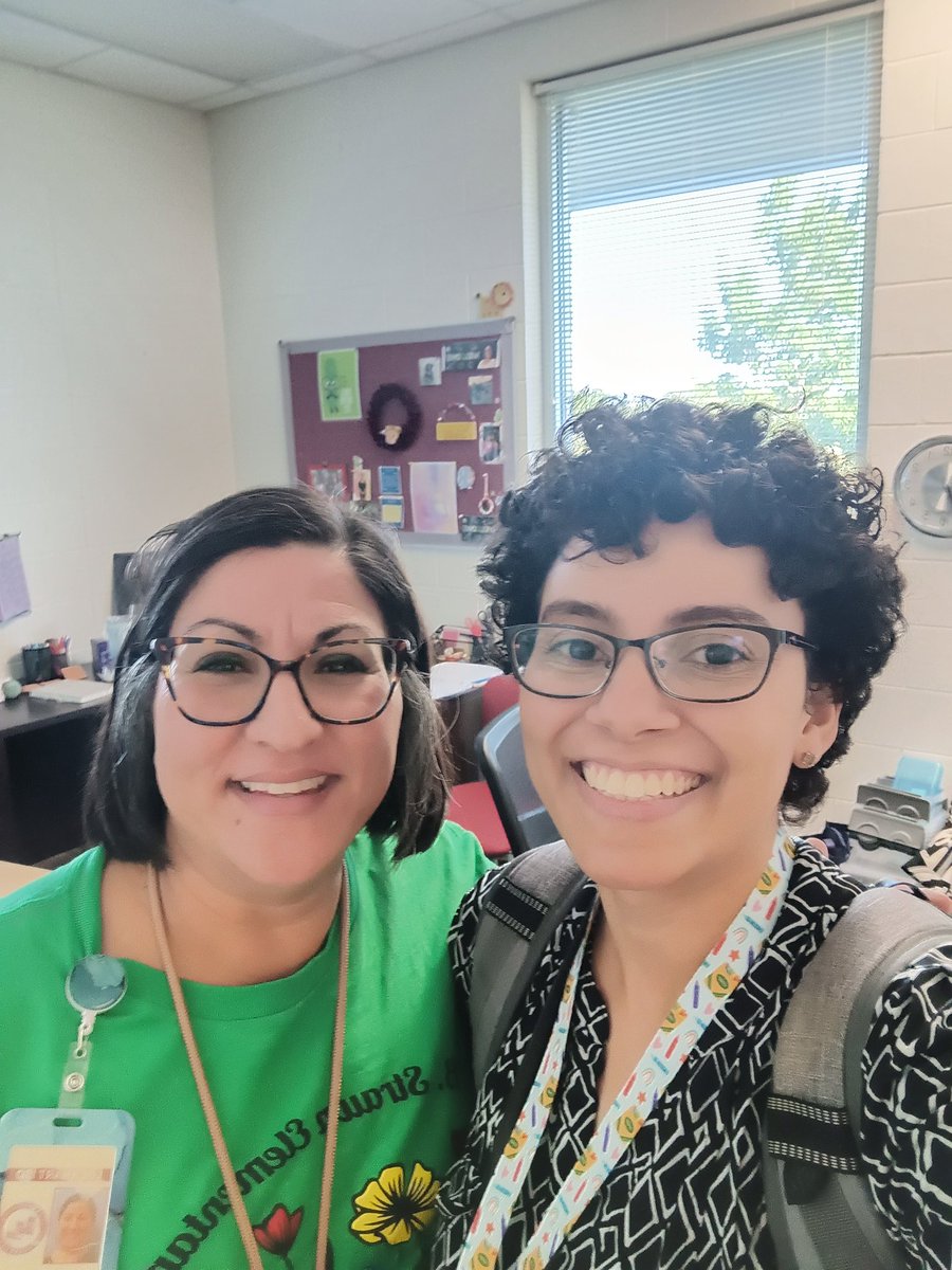 Excited about the adventure ahead with <a href="/ABStrawn/">AB Strawn Elementary</a> and <a href="/Nina_Vazq/">Cristina Vazquez</a>. Picture was from the end of our first day with students on campus in our new roles.