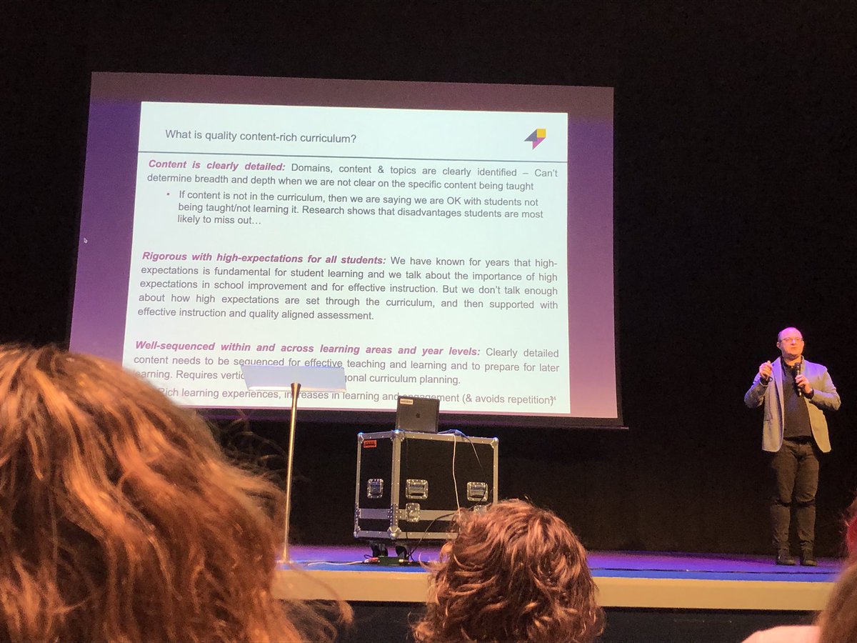 Ben Jensen brings us a content-rich presentation on content-rich curriculum. #researchEDNewy