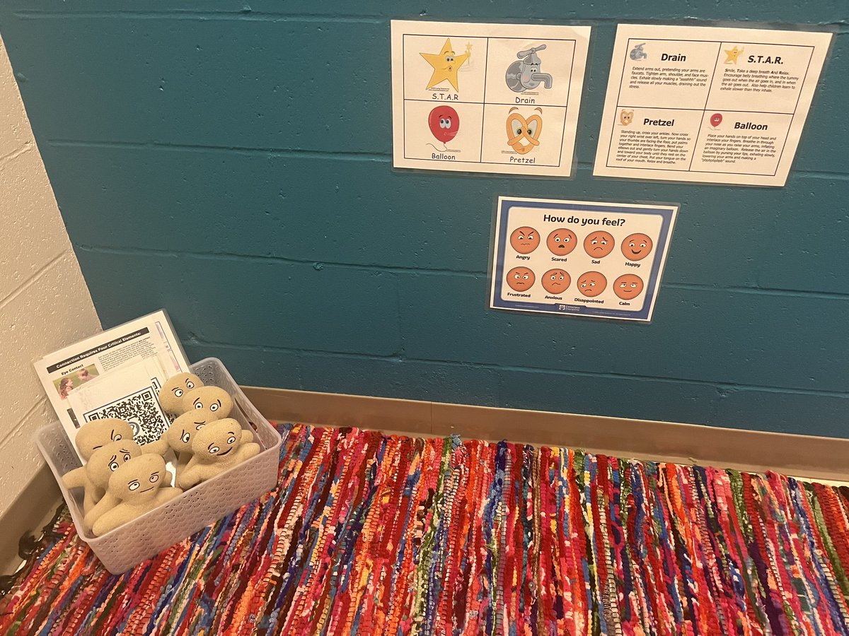 ZumEarlyEd's tweet image. Safe Places are set up all around the building, ensuring every child has a cozy spot to calm and 
reset, no matter where they are. Creating a peaceful environment for all! 🧸💙 #SafeSpaces #CalmCorners #WeAreECC #ECC #Otters #SchoolFamily #school #family