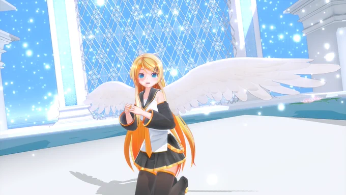 ～祈りと飛翔～ MMD静画 #鏡音リン #ボカロ #MMD静画