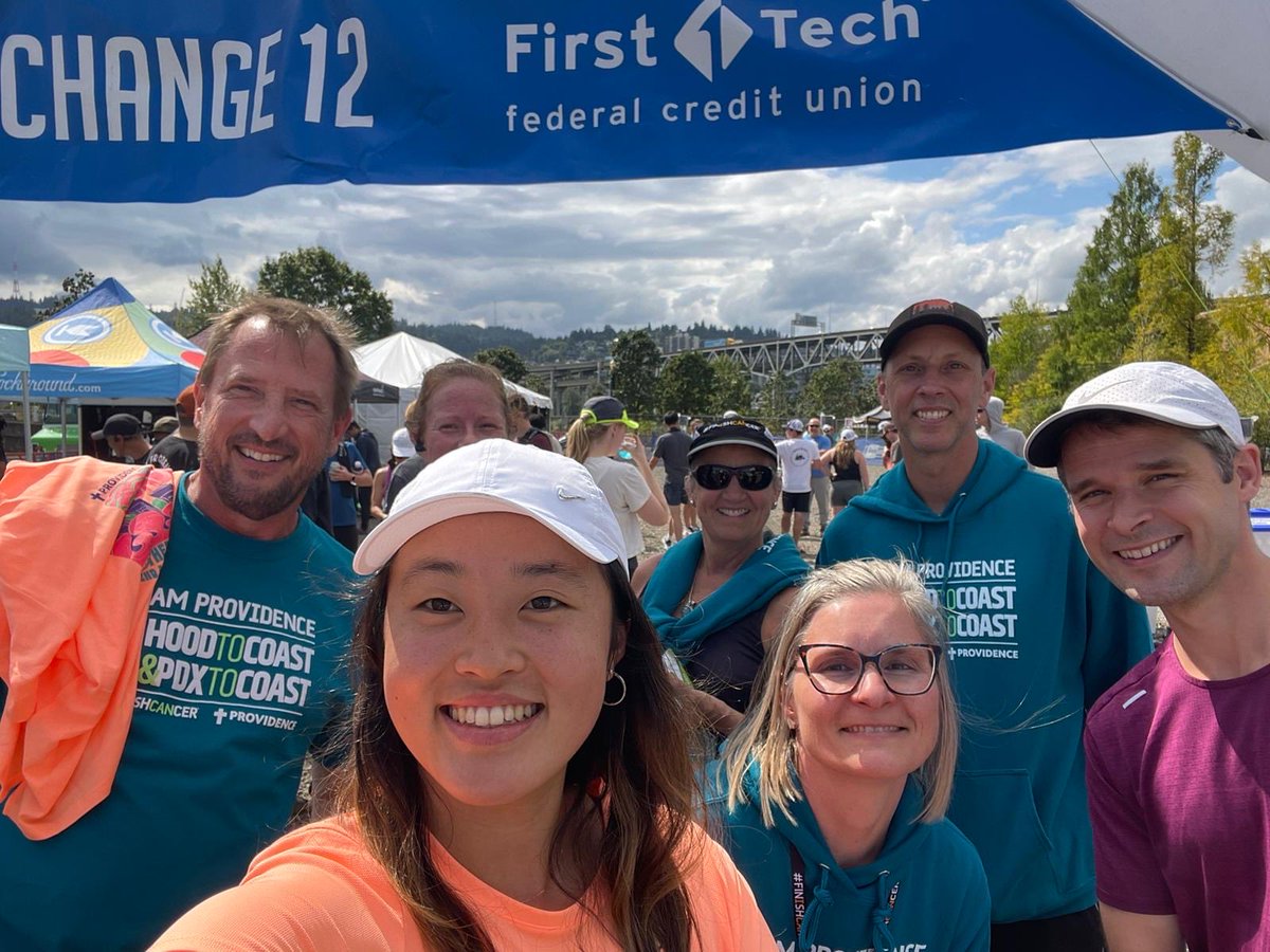 First leg in the books. So inspiring to be in #CancerCrusher Van #2 with this incredible group of cancer survivors and cancer caregivers- each with their own story of courage, grace and passion. #FinishCancer ⁦<a href="/providence/">Providence</a>⁩ ⁦<a href="/ChilesResearch/">Chiles Research Institute</a>⁩ 
#HTC24