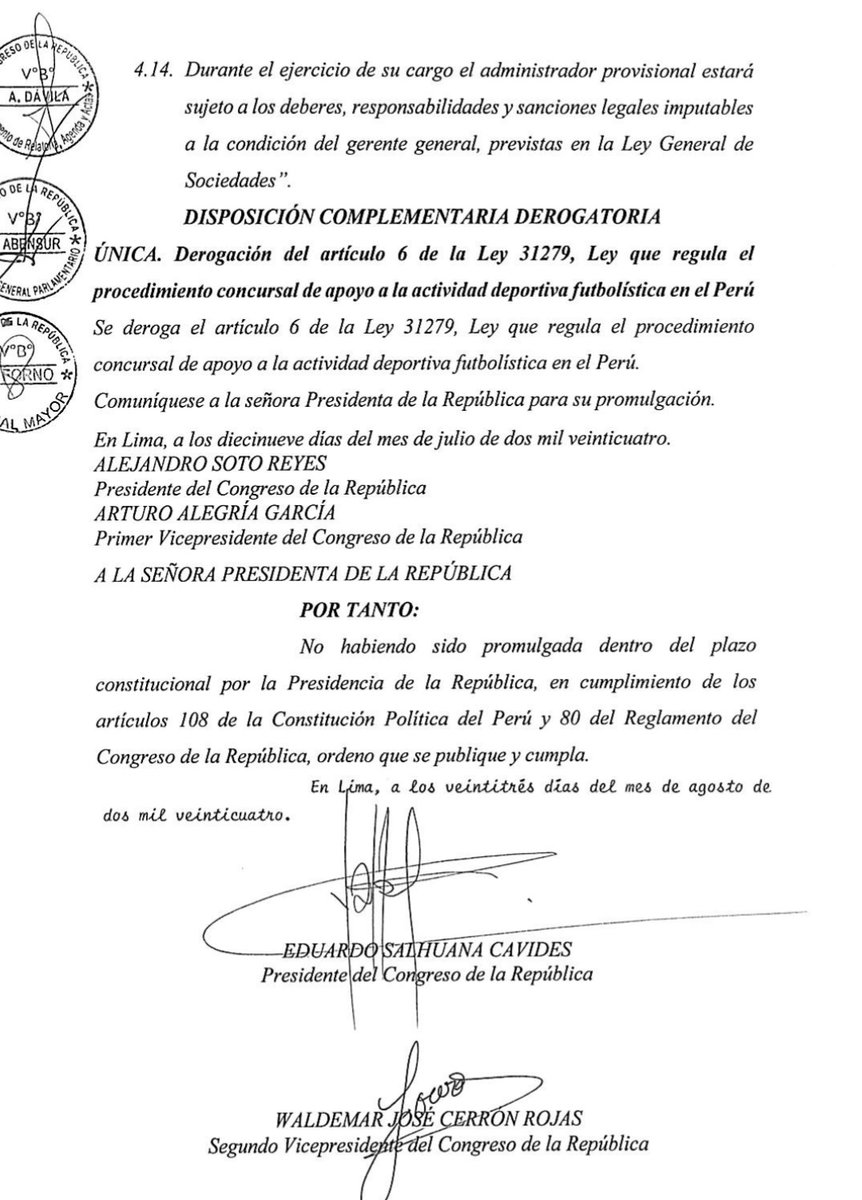 mbeesellares's tweet photo. @Universitario 🇵🇪 . 
Procedimiento concursal de entidades deportivas. https://t.co/9R8RgF47kk