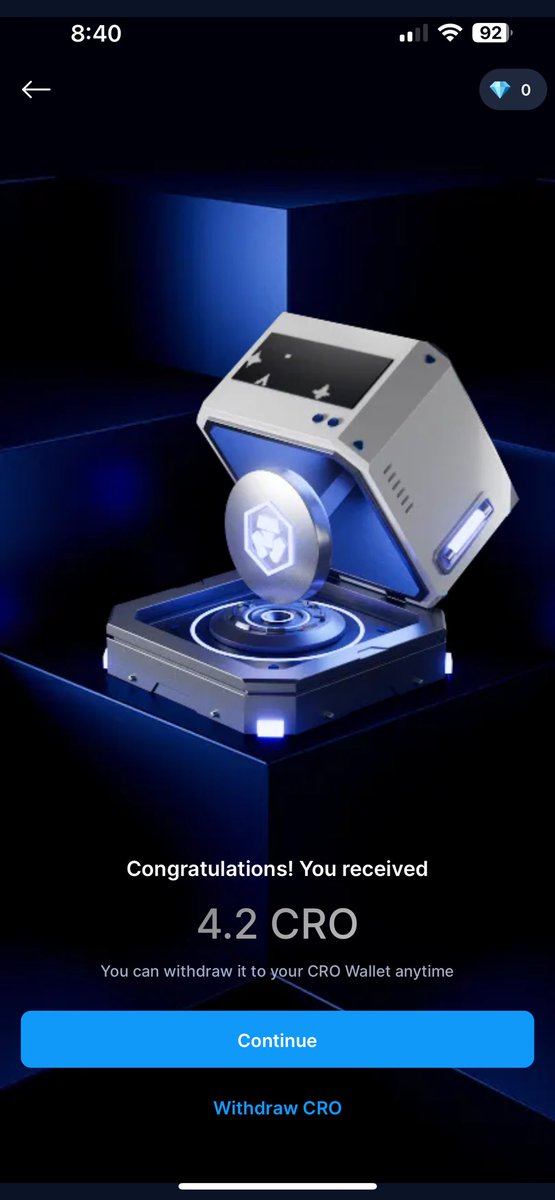 fgrm1979's tweet image. The new mystery box graphics look so cool! 😯

I just earned 4.2 $CRO to keep growing my #CRO bag 💪🏻

#CROFam #FFTB #Cryptocom #BornBrave #Cronos #LetsCRO
