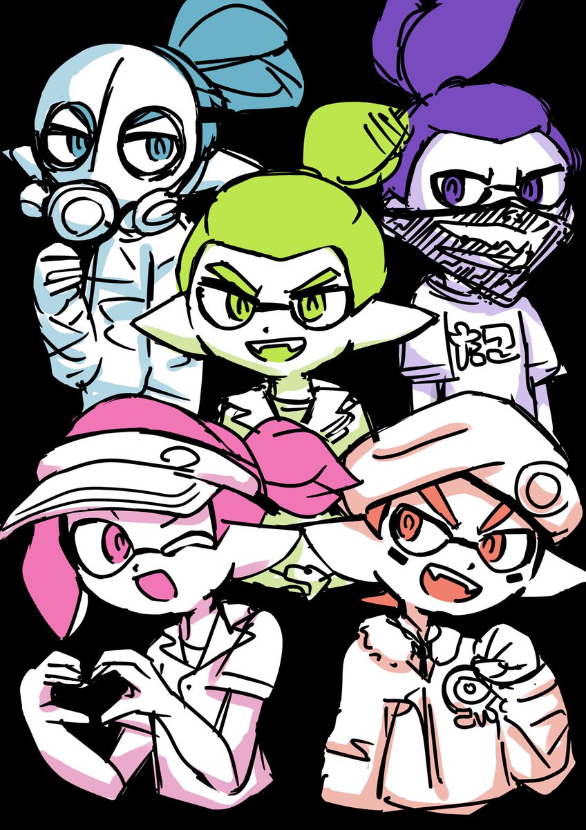 u_m_e_u_m_'s tweet photo. #スプラ　#コロイカ　#S4 
#スプライラスト https://t.co/JBOaD6n8Gu