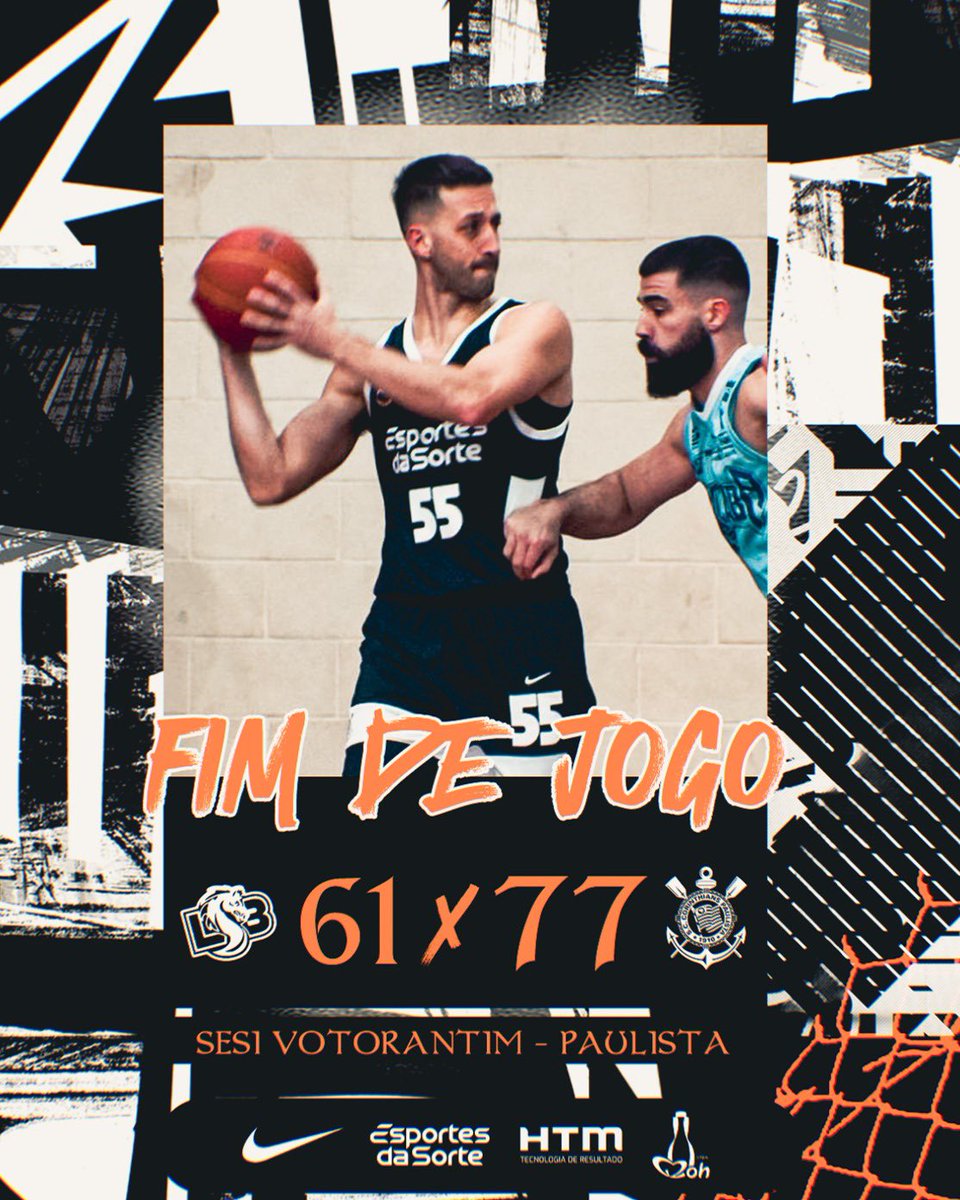 Vitória do <a href="/corinthiansbskt/">Corinthians Basquete</a> no Campeonato Paulista! ⛹🏽🏀

Vaaamos, Coringão! 🏴🏳️

Sorocaba 61 🆚 77 Corinthians

#VaiCorinthians