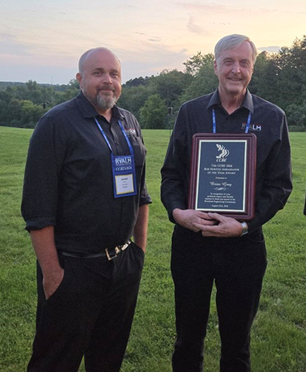 RVA_LM's tweet photo. Brian Gray was just awarded The Bob Norton Ambassador of the Year at CCBE 2024.

Congratulations Brian well deserved! https://t.co/V5jRdVKhp0