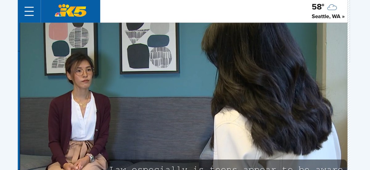Keyne C. Law, PhD (@keyneclaw) on Twitter photo Had a great conversation with <a href="/christinepaetv/">Christine Pae</a> from <a href="/KING5Seattle/">KING 5 News</a> about our study on TikTok’s effects on adolescent and young adult mental health! Check out the full story here: king5.com/article/news/h… Had a great conversation with <a href="/christinepaetv/">Christine Pae</a> from <a href="/KING5Seattle/">KING 5 News</a> about our study on TikTok’s effects on adolescent and young adult mental health! Check out the full story here: king5.com/article/news/h…