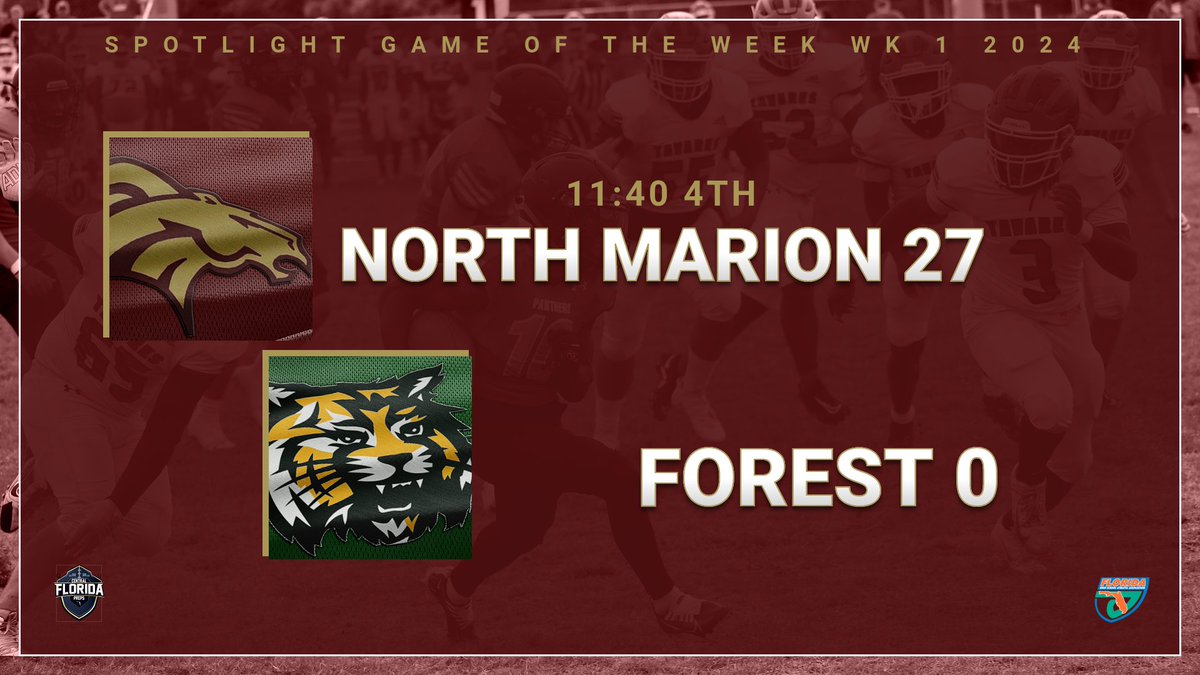 SPOTLIGHT GAME OF THE WEEK 
TOUCHDOWN <a href="/Zone6_NSP/">North Marion Football</a>!

Brittin Stevens connected with Jaiden Alverio for a TD!

<a href="/THEPLATFORMDR/">THE PLATFORM</a> <a href="/ThePrepZone/">The Prep Zone</a> <a href="/FLgridironpreps/">Florida Gridiron Preps</a> <a href="/FlaHSFootball/">FloridaHSFootball.com</a> <a href="/Andy_Villamarzo/">Andy Villamarzo</a> <a href="/JMarkG1962/">Jeff Gardenour</a> <a href="/DanLaForestFB/">Dan LaForest 🏈</a> <a href="/elite100prospec/">elite100prospects</a> <a href="/bighitslive/">BIGHITSLIVE</a> <a href="/football305407/">Central Florida High School Football Recruiting</a> <a href="/HSFB_Scoreboard/">Central Florida HS Scoreboard</a>
