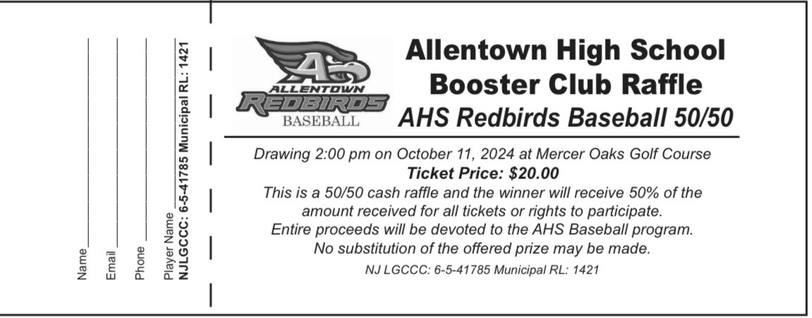 Interested in winning thousands of dollars, while supporting the team?  

Contact us to purchase your chance to win!  

Last years winner took home over $8,000!

<a href="/bribasebal/">Brian Nice</a> <a href="/ATownRedbirds/">Redbird Athletics</a> <a href="/UFRSDSuper/">Mark Guterl</a> <a href="/Pae_AllentownHS/">Todd Pae</a>
