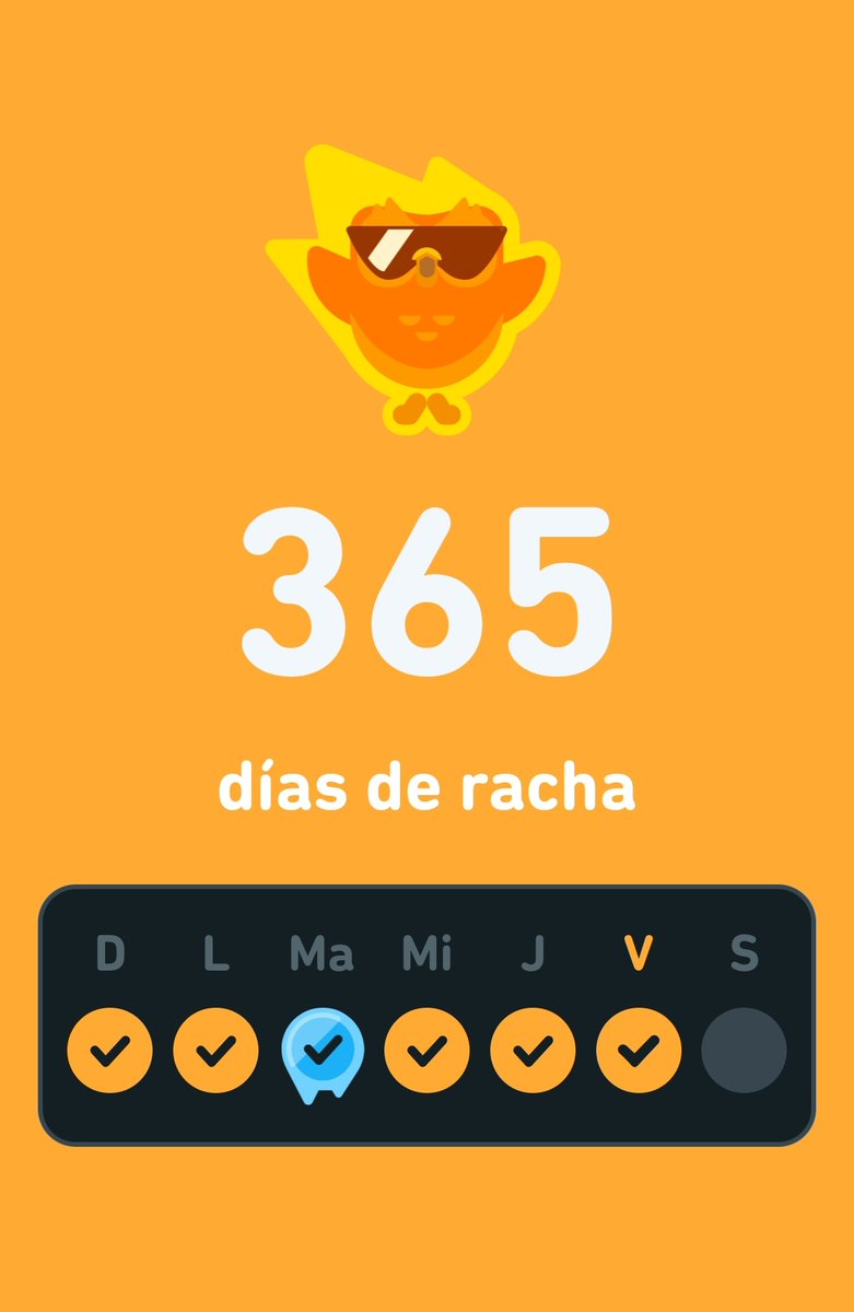 EomerLogan's tweet photo. Primero fue obtener al dragón chicle ahora un año de racha en duolingo 🦉🔥 #logros #Duolingo https://t.co/V6WnYdNSfO