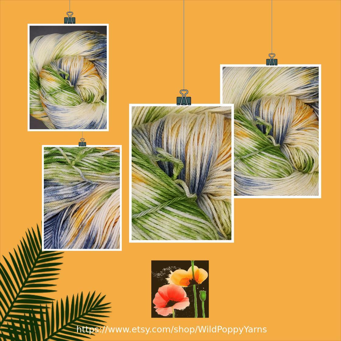 Awesome! Amazing! Our latest arrival. Hand Dyed Yarn - Bird in Hand - Cashmere Blend Sock Weight Yarn at $27.00. 
wildpoppyyarns.etsy.com/listing/175296…
#NatureInspired #YellowBlueGreen