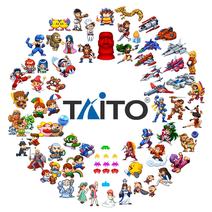 TAITO #ドット絵 #pixelart