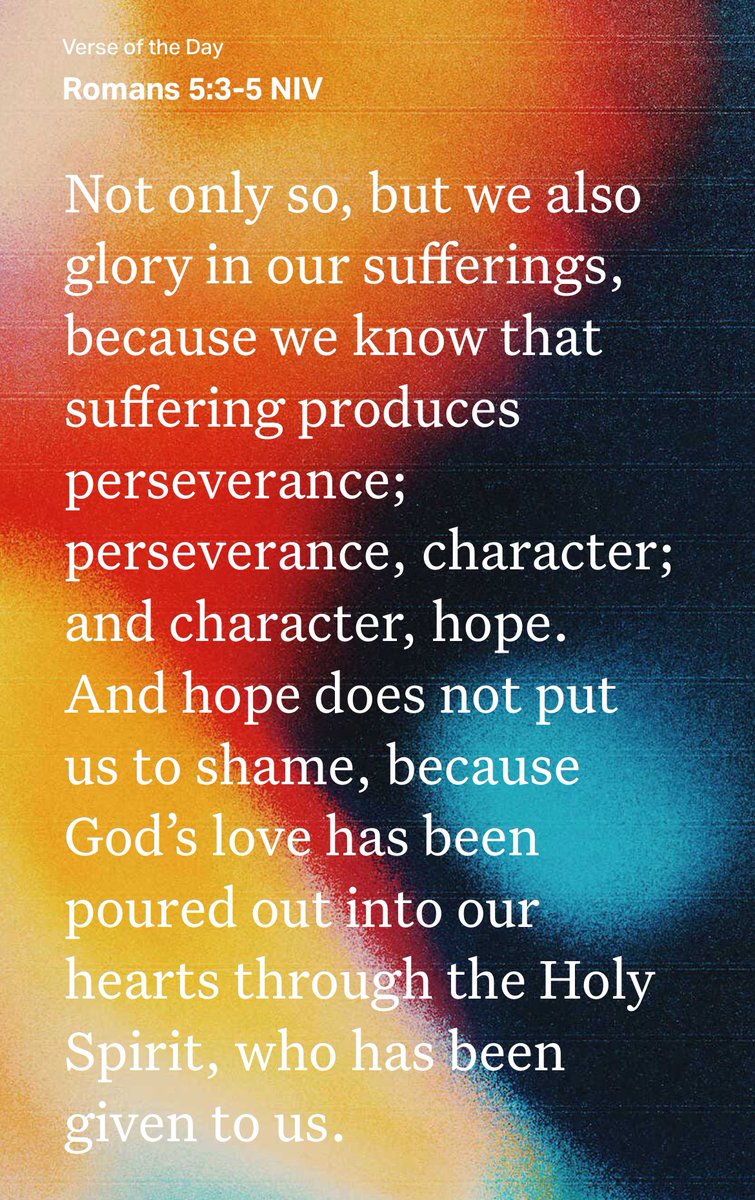 a_nassy9's tweet photo. Romans 5:3-5 https://t.co/wqCBTPpVHD