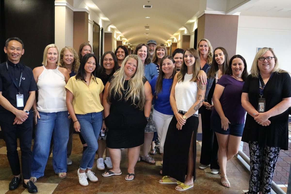 VAPAVISIONPoway's tweet photo. Poway Unified’s VAPA VISION team is ready to go!!! Students across PUSD will experience multiple VAPA lessons throughout the year!! Each lesson will also include Global Language exposure provided by our dynamic group of Artists in Residence! @PowayUnified @GLIPPUSD @PUSDinnovate https://t.co/v6a8Jr678S