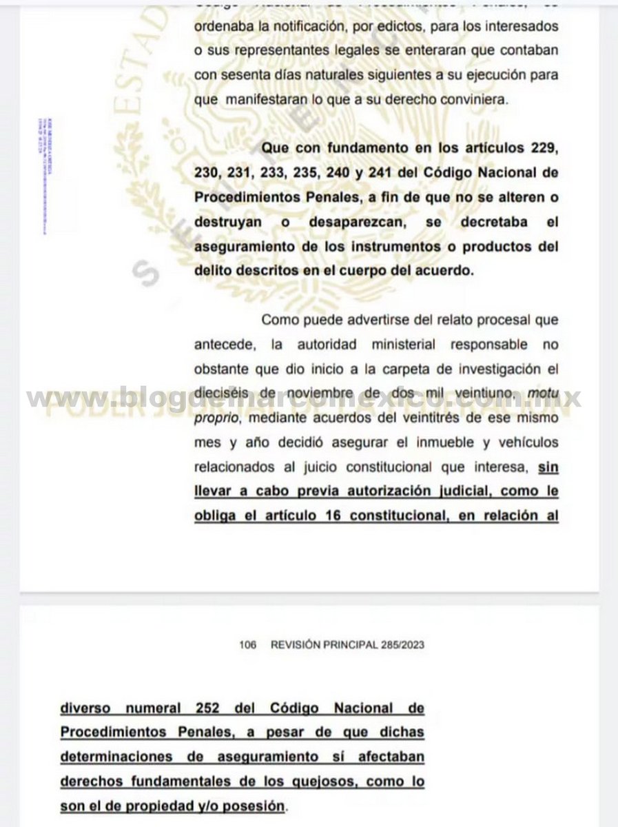 ¡URGE LA REFORMA JUDICIAL! Juez de Zapopan que vela por los intereses del Cártel de Jalisco Nueva Generación ordenó a la FGR regrese bienes inmuebles valuados en más de 100 millones de pesos a Rosalina González, esposa de "El Mencho" líder de "Las Charras" blogdelnarcomexico.com.mx/2024/08/juez-o…