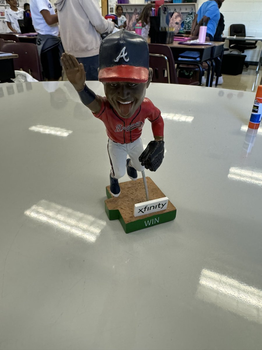 Maranda Bolzenius (@bolzenius_cces) on Twitter photo Morphemes this week + my love of the <a href="/Braves/">Atlanta Braves</a>. We learned that <a href="/ronaldacunajr24/">Ronald Acuña Jr.</a> can’t go play a game with just his hat (prefixes), or jersey (root words)-he needs to put them together. But base words can stand alone, just like the bobblehead can stand because it has a base. Morphemes this week + my love of the <a href="/Braves/">Atlanta Braves</a>. We learned that <a href="/ronaldacunajr24/">Ronald Acuña Jr.</a> can’t go play a game with just his hat (prefixes), or jersey (root words)-he needs to put them together. But base words can stand alone, just like the bobblehead can stand because it has a base.