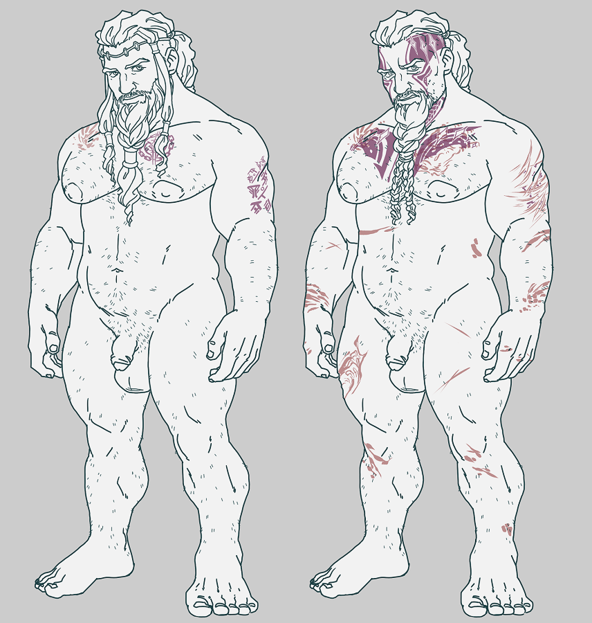 knksandcantrips's tweet photo. I've posted various snips of this but here's the fullbody of Lhurin/Zarikzadul! he has Been Thru It https://t.co/TISLXeM9k1