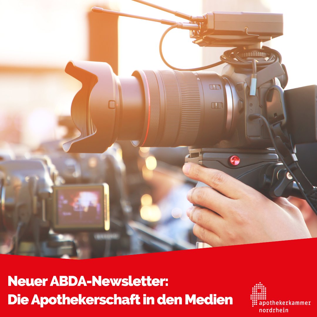 aknr_de's tweet photo. Die Positionen der Apothekerschaft werden, auch durch die Pressearbeit von Apothekerkammern, -verbänden und der ABDA, immer häufiger in den Medien aufgegriffen. 📻️🥼🗞️ Die ABDA bietet dazu einen neuen Newsletter an.

➡️ https://t.co/stI5icJjUQ

💬 Wir empfehlen ein Abo! https://t.co/5JbCOWk4Bu