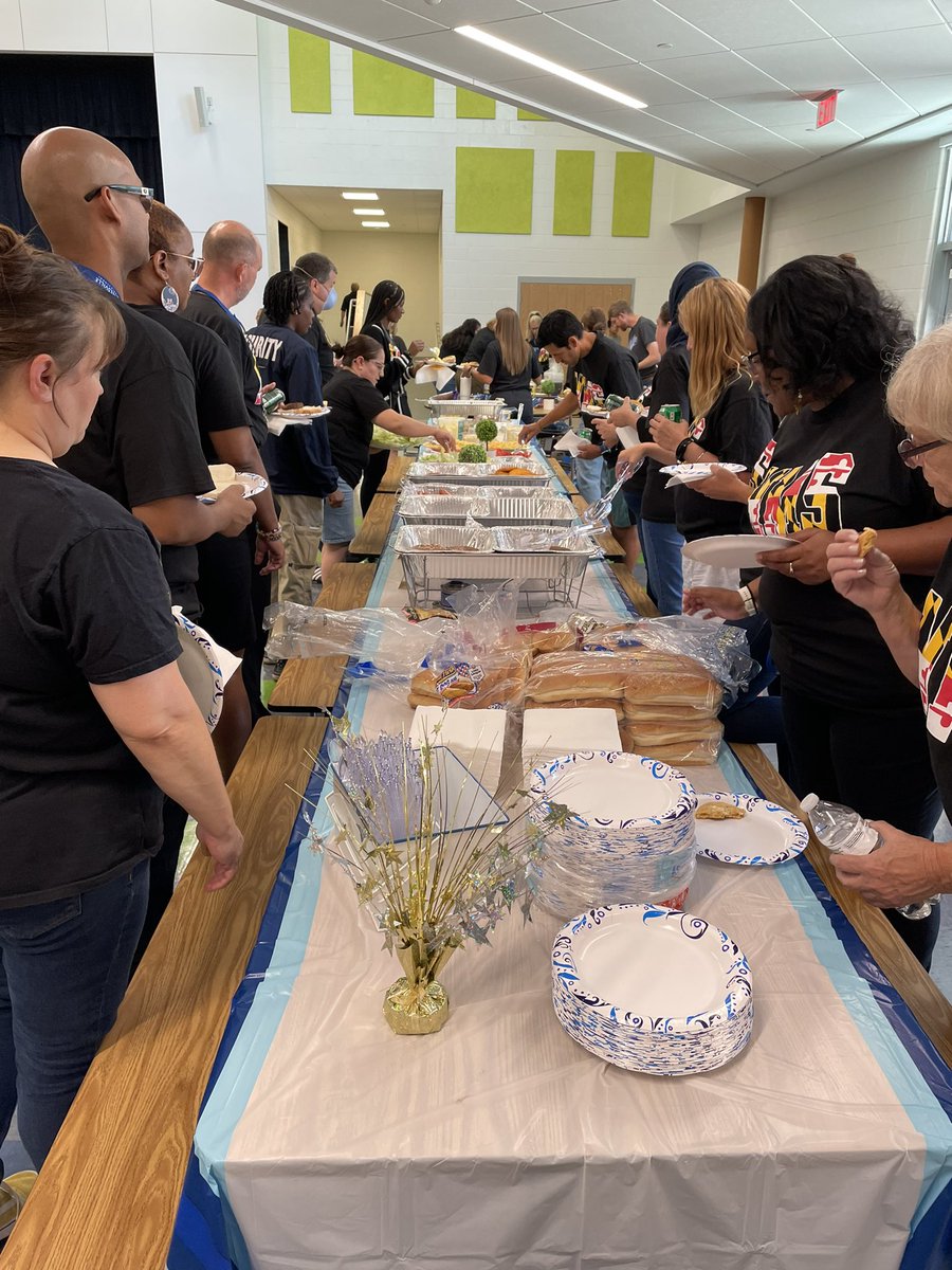 CSLNeelsvilleMS's tweet photo. We are ready &amp;excited for the beginning of SY 24-25. Neelsville MS had an extraordinary PreService week. Everyone one were involved, productive, energetic &amp;😊Thanks to PTA hosting lunch and adm for breakfast during this week! Nighthawks are ready🏫@CSconnect_MCPS @NeelsvilleMS https://t.co/vUXKmjpVTz