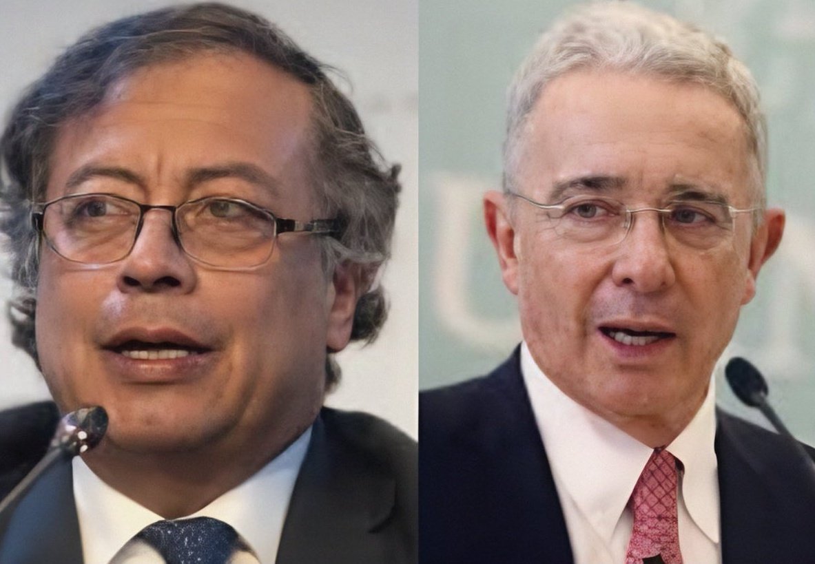 Wilson_Suaza_'s tweet photo. Sin duda, Álvaro Uribe y Gustavo Petro son los líderes políticos más influyentes de Colombia en los últimos tiempos.

Si las elecciones presidenciales fueran mañana, ¿por quién votaría usted?

♥️: @petrogustavo
🔁: @AlvaroUribeVel 
Otro/a 💬
#Nichito https://t.co/4vsOnR8WWV