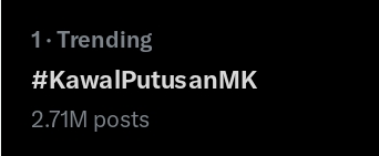 baseconvo's tweet image. 💙 ini kenapa ht-nya turun ya?? NAIKIN TERUS HT-NYAA!!!
# KawalPutusanMK  
# MenjagaPutusanMK
# TolakPilkadaAkal2an 
# TolakPolitikDinasti 
# PeringatanDarurat 
# IndonesiaEmergencyDemocracy