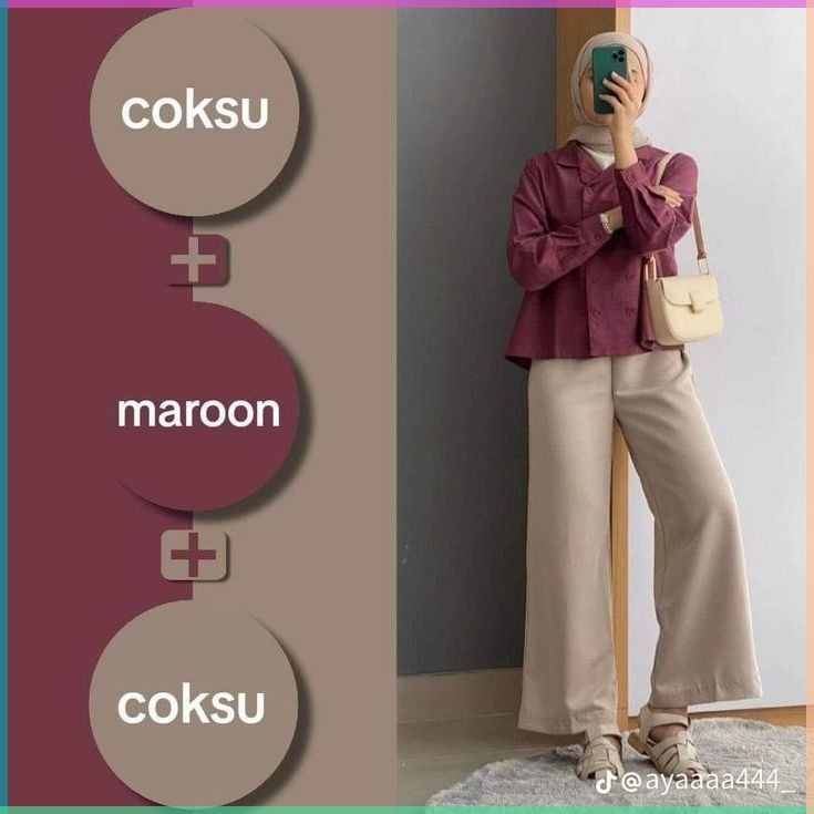 elegantcolour's tweet photo. Coksu + maroon + coksu. https://t.co/brWS9RE4ky
