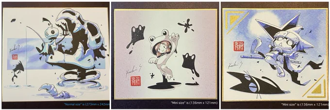 Today, I will be holding a lottery sale of 3 "Original Work" posted on my "Commission" account.

If there is a "❤️" from me in the comment attached to the work, the application is complete. We will send a message to those who have been elected, so please wait for a while. 