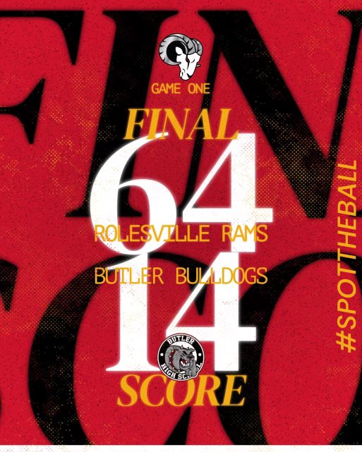 RamsFootballNC's tweet photo. Final Score!!!! https://t.co/2noHFIWma0