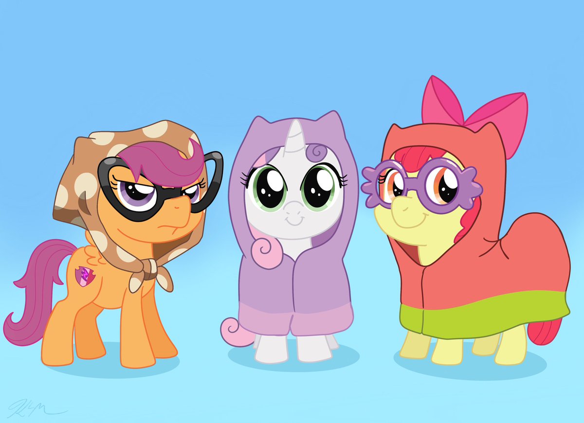 Here come the grannies! #mlpfim #bluey