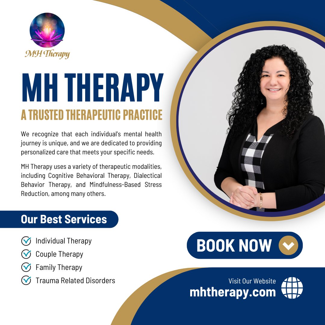 MHTherapyca's tweet photo. Every individual has a unique mental journey. What is yours?
MH Therapy is dedicated to providing personalized care #therapyworks #mentalhealth #mentalhealthawareness https://t.co/SYEdd9XiqB