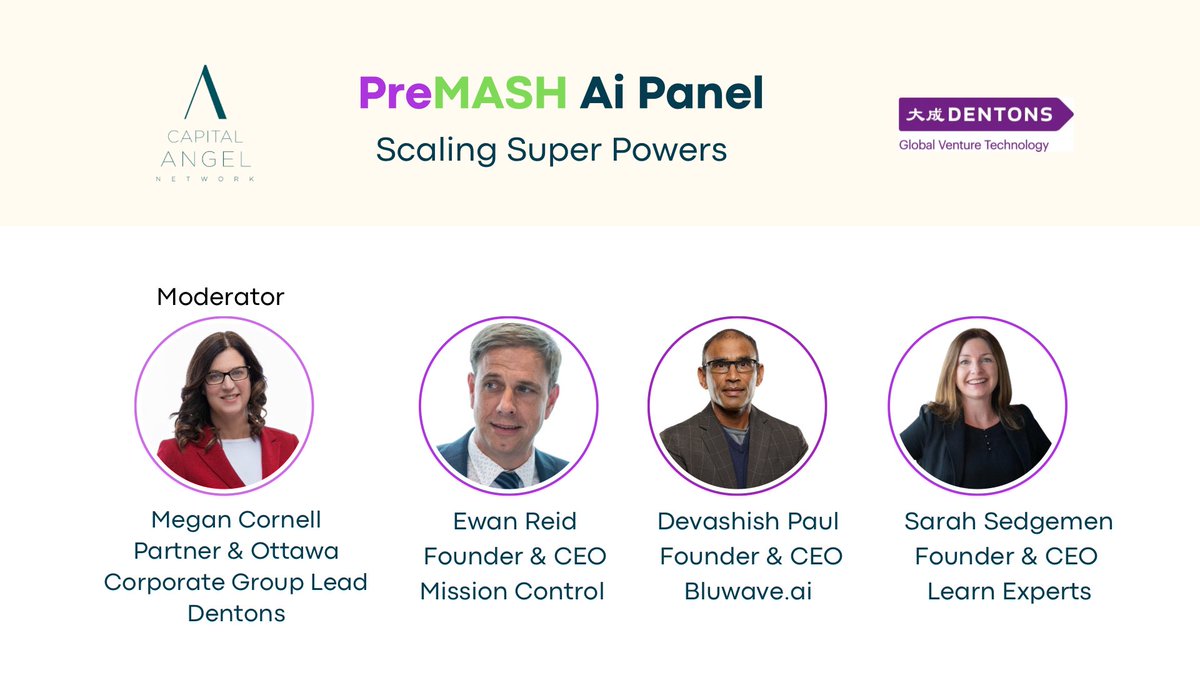 Have you heard about the #MASHUP24 PreMASH AI panel?
<a href="/megancornell/">MeganCornell</a> is moderating!