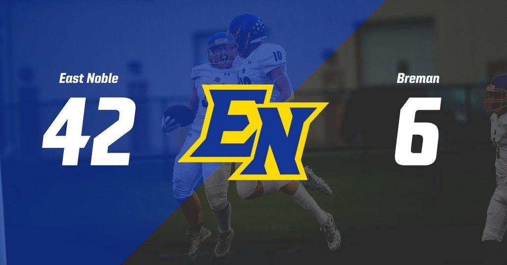 Final from Kendallville!!

East Noble gets a big win in their season opener against Bremen!