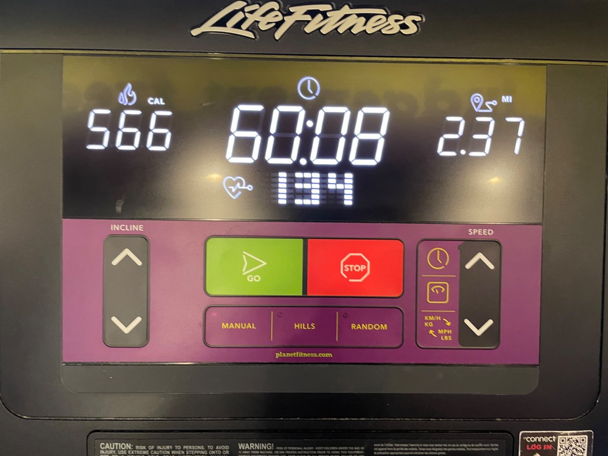 Keagalitious's tweet image. Fourth hour of the Million step challenge complete!

Follow my journey here on X, step by step. It’s going to be intense! #MillionStepsChallenge #UltimateTreadmillTest