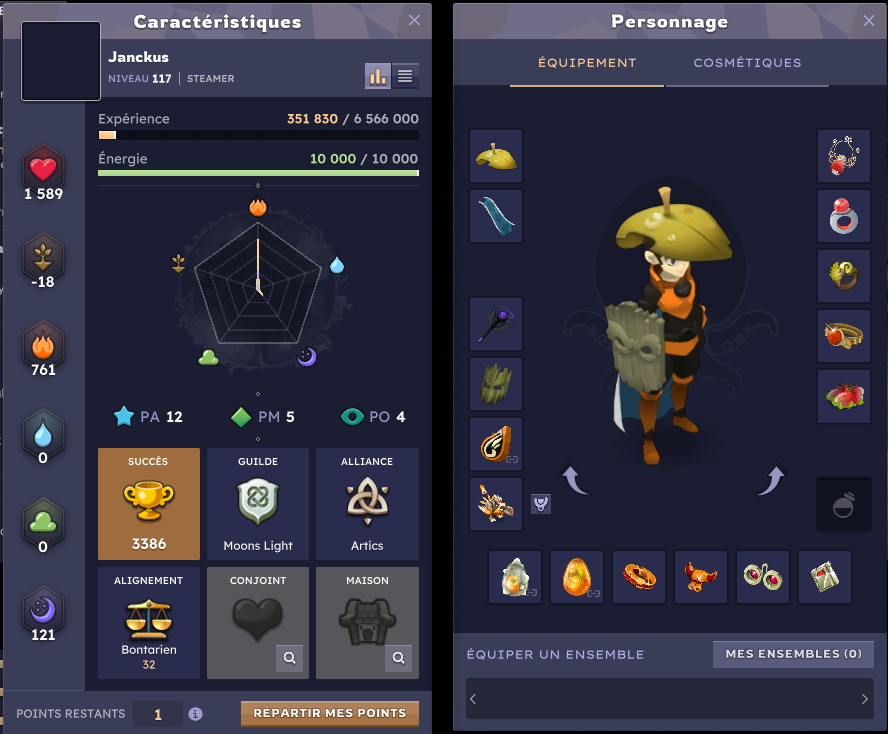 El_JankoV's tweet photo. Petite MaJ de mon avancée sur Unity ! Aventure en grande partie solo, on clean toutes les quêtes / DJ, les métiers ont carry à 100% les achats du stuff, on est pas trop mal #BetaUnity https://t.co/a3cTQfuDFc