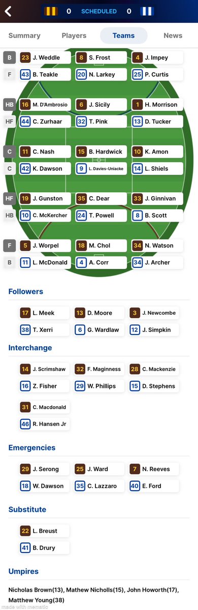 p_terg's tweet image. T-17min@Launceston
@HawthornFC 0.0 (0)
@NMFCOfficial 0.0 (0)
#AFL #Round23 #AFLRound24🏉 #AFLHawksNorth #GoHawthorn🐦 #ShinbonerSpirit🦘