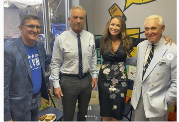 <a href="/TheRealThelmaJ1/">TheRealThelmaJohnson</a> RFK Jr's been in Bed with Trump from Beginning of his Run as a Third Option.. Managed and Financed by Roger Stone, Flynn, Bannon and Trump...