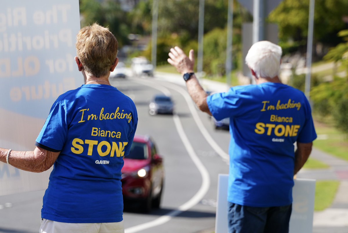 David Crisafulli (@davidcrisafulli) on Twitter photo <a href="/Bianca_Stone/">Bianca Stone</a> and her team were out in force this morning across Gaven!
If Queenslanders want to change the State Government, they have to vote for it.
Thanks to all of our <a href="/LNPQLD/">LNP - Liberal National Party</a> volunteers who are out today campaigning for our hardworking team! <a href="/Bianca_Stone/">Bianca Stone</a> and her team were out in force this morning across Gaven!
If Queenslanders want to change the State Government, they have to vote for it.
Thanks to all of our <a href="/LNPQLD/">LNP - Liberal National Party</a> volunteers who are out today campaigning for our hardworking team!