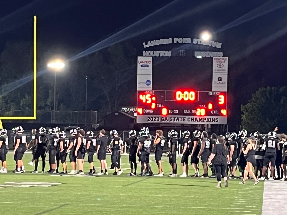 HHS Mustang Football (@hhsmustangs) on Twitter photo Final.
Houston 45 Briarcrest 3
<a href="/johnvarlas/">John Varlas</a> <a href="/sportszonetv1/">Memphis SportsZone</a>
<a href="/wendellsjr_/">Wendell Shepherd</a> <a href="/CSmithScout/">Chris Smith</a> Final.
Houston 45 Briarcrest 3
<a href="/johnvarlas/">John Varlas</a> <a href="/sportszonetv1/">Memphis SportsZone</a>
<a href="/wendellsjr_/">Wendell Shepherd</a> <a href="/CSmithScout/">Chris Smith</a>