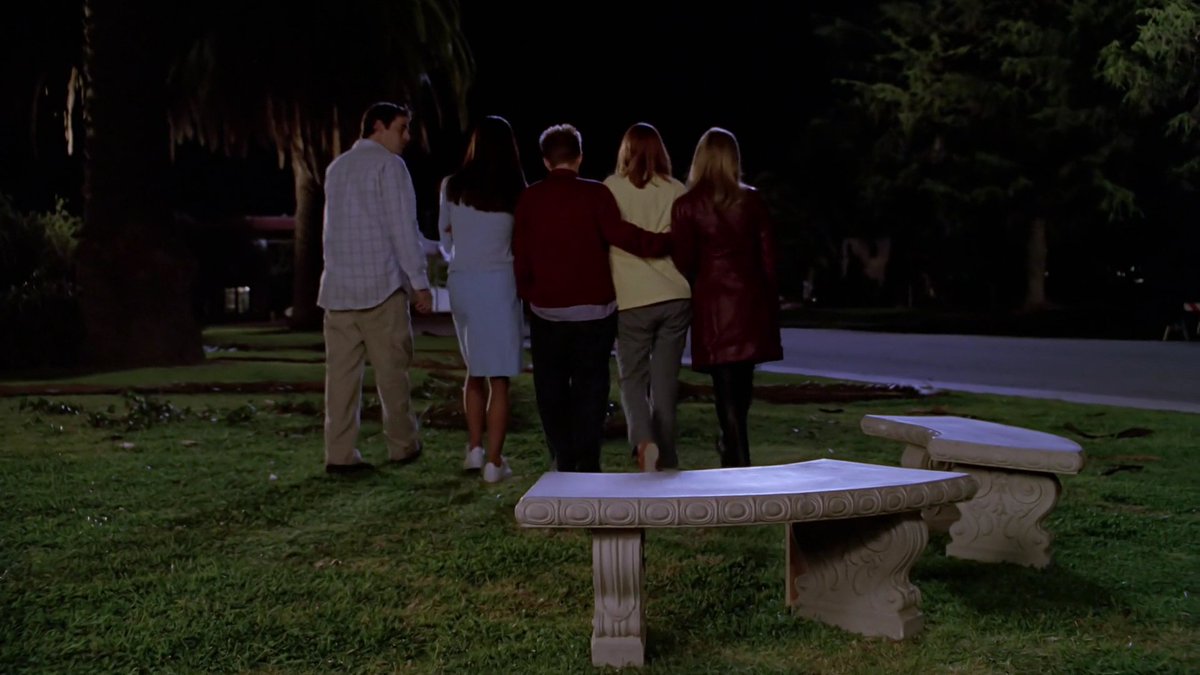 – We survived.
– It was a hell of a battle.
– Not the battle. High School.