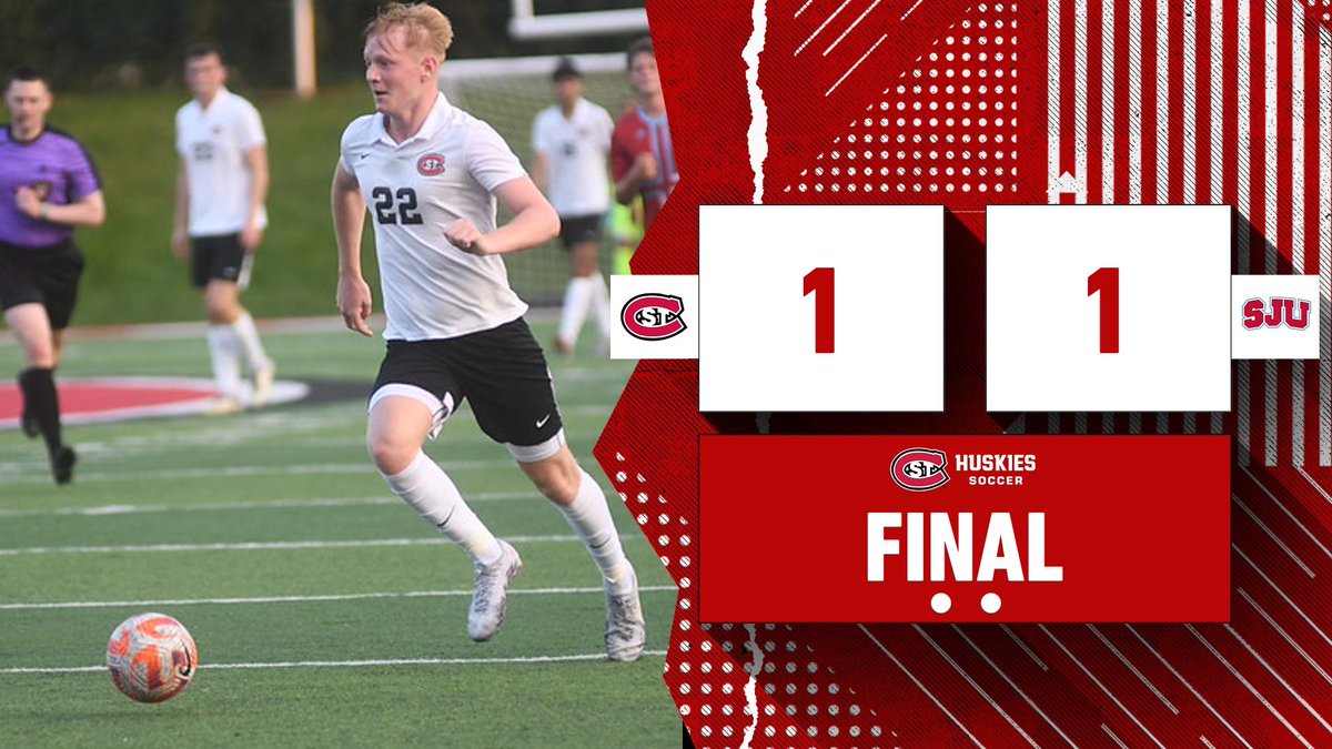 SCSUMSOCCER's tweet photo. Final against St. John’s 

Owen Worsdell cashed in our lone goal of the game https://t.co/RCkJZKu4oi