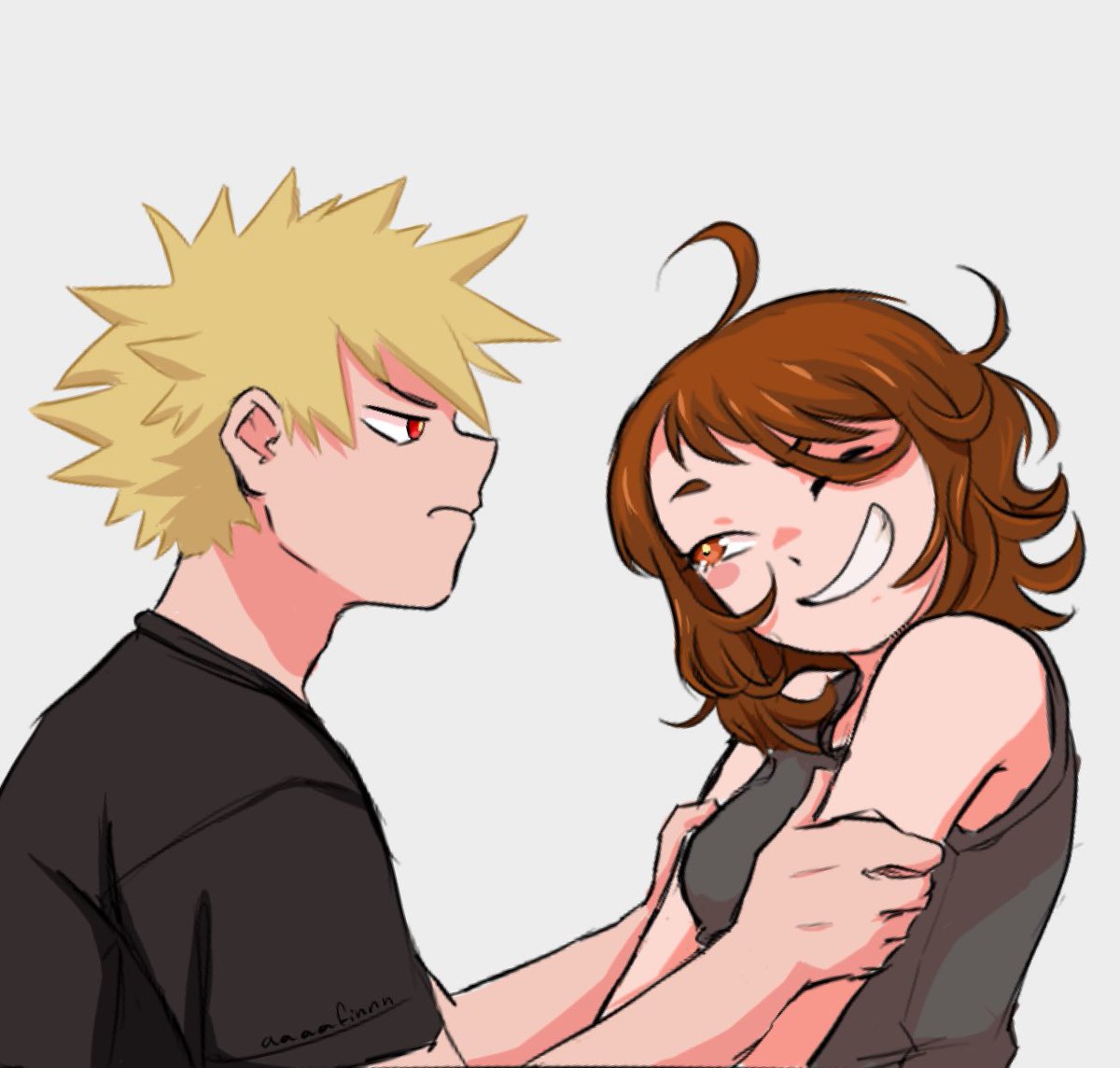 WOAHHH kacchako fanart bc i love them and yeah :)) AAAAA