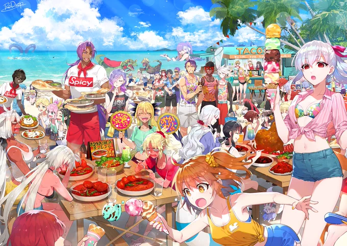 わし様もアシュヴァッターマンもやっぱりカレー食べたかったんだね(違 #FGO 