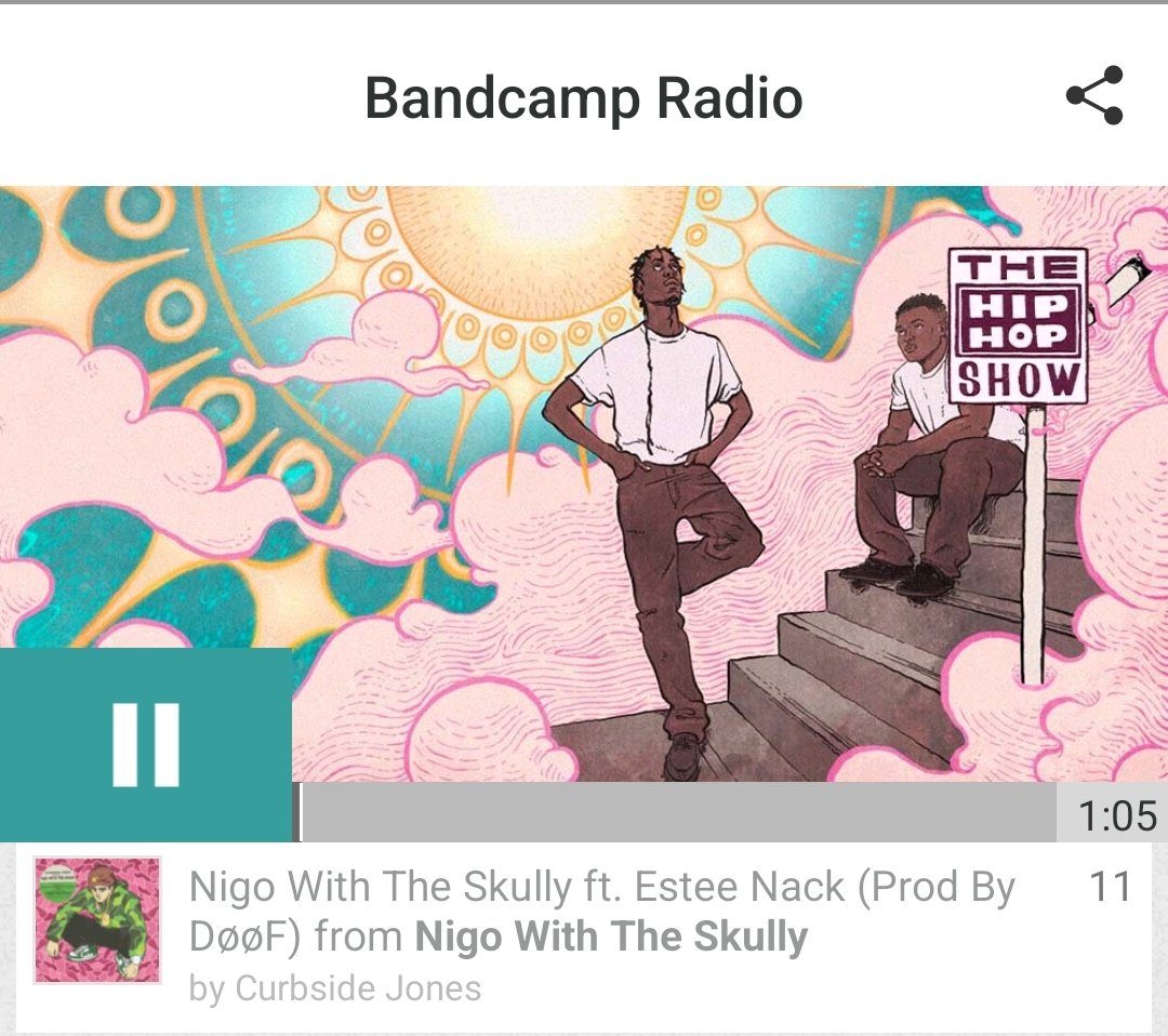 WWW.CURBSIDEJONES.COM (@curbsidejones) on Twitter photo The title track for Nigo With The Skully
Featuring <a href="/EsteeNack/">DAVID NACKNEY🛫🇩🇴</a>
Prod by <a href="/757doofus/">LEAVE CHUCK D ALONE📟🕹️OUT NOW..</a>
Was featured on <a href="/Bandcamp/">bandcamp</a> Radio!
bandcamp.com/?show=770&play… The title track for Nigo With The Skully
Featuring <a href="/EsteeNack/">DAVID NACKNEY🛫🇩🇴</a>
Prod by <a href="/757doofus/">LEAVE CHUCK D ALONE📟🕹️OUT NOW..</a>
Was featured on <a href="/Bandcamp/">bandcamp</a> Radio!
bandcamp.com/?show=770&play…