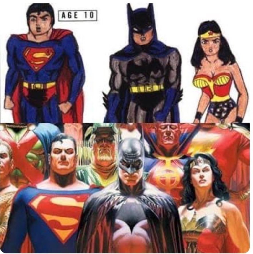Then and now #art